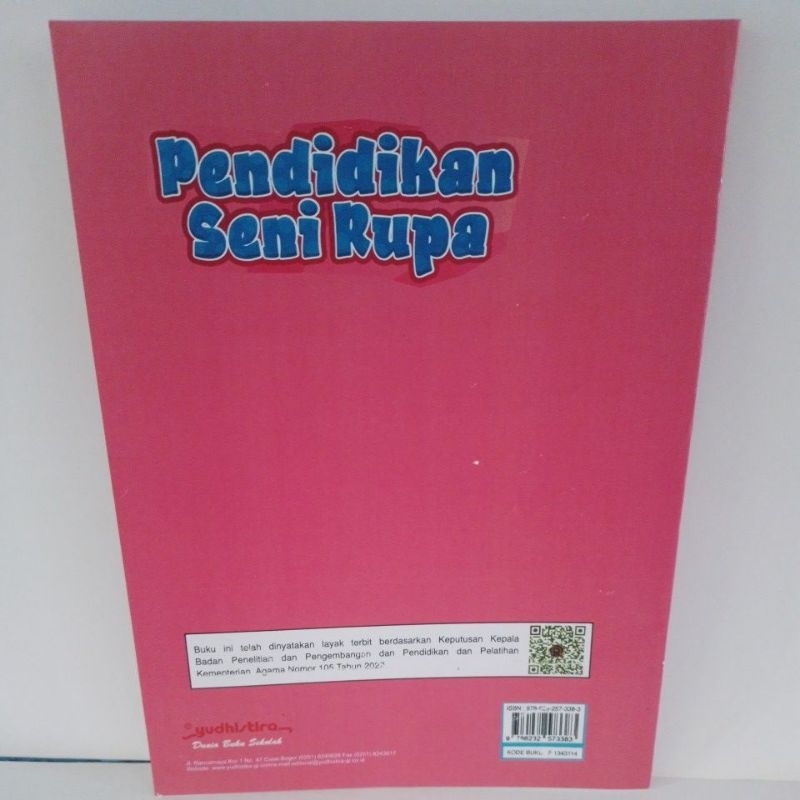 Jual BUKU PENDIDIKAN SENI RUPA UNTUK SD/MI KELAS 1 KURIKULUM MERDEKA ...
