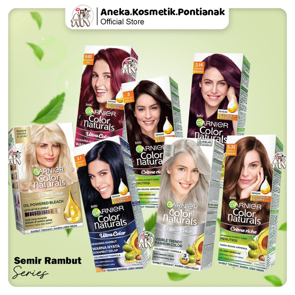 Jual GARNIER HAIR COLOR NATURAL / SEMIR RAMBUT NATURAL SERIES ( READY ...