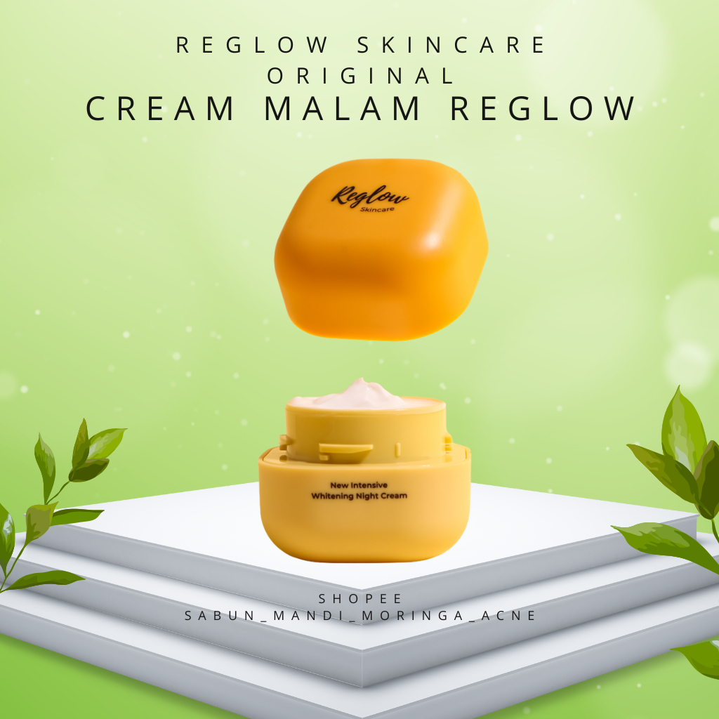 Jual Reglow Intensive Night Cream Original cream malam reglow | Shopee ...