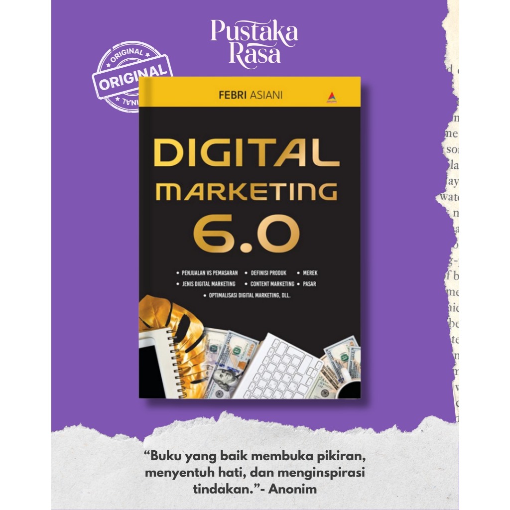 Jual PUSTAKA RASA - Buku Digital Marketing 6.0 Original AH | Shopee ...
