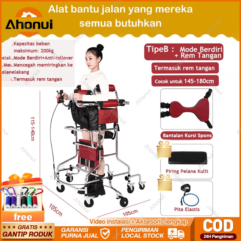Jual ⭐COD&5 Tahun Garansi⭐Rollator walker Cocok untuk145-180/85-135CM ...