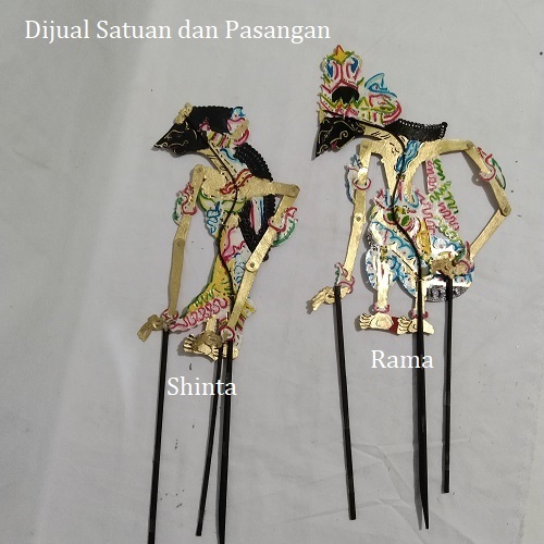 Jual Rama dan Shinta Wayang Jawa Wayang Kulit Wayang Kidangan Bahan ...