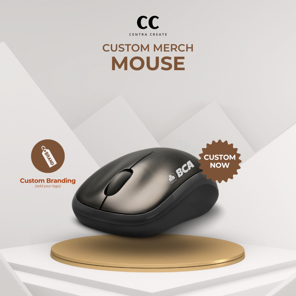 Jual [CUSTOM] Mouse Wireless | PR Package, Corporate Gift, Merchandise ...