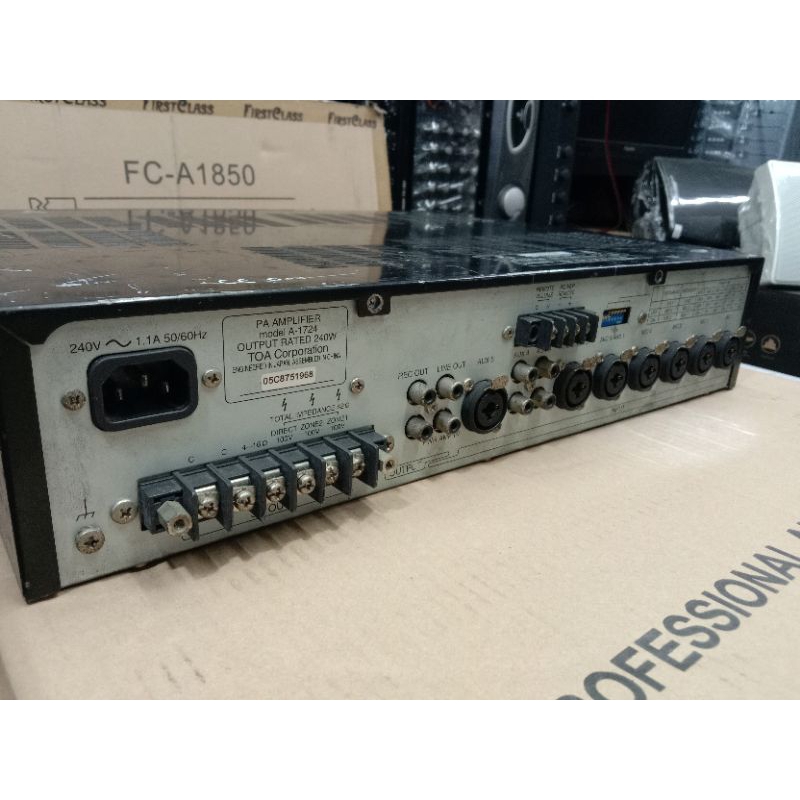 Jual Amplipayer Toa A-1724(240w) second | Shopee Indonesia