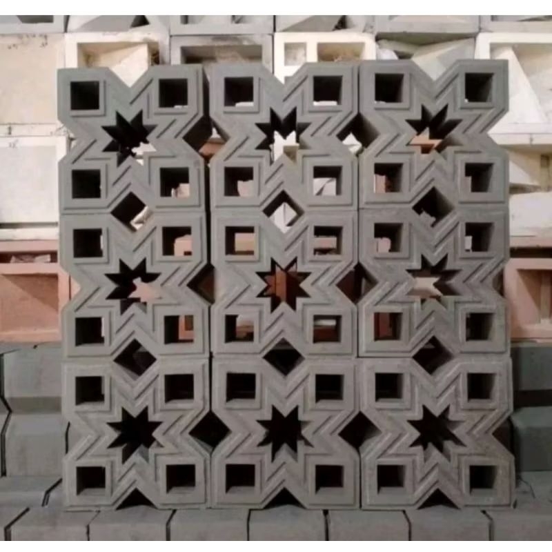 Jual Roster modern, Roster beton, Roster minimalis, motif melati ...