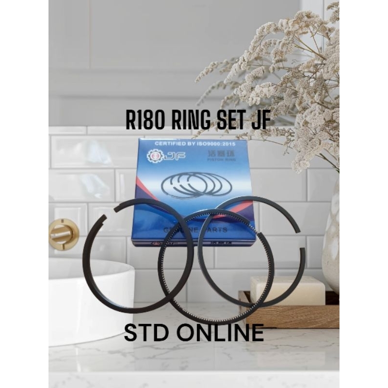 Jual R 180 RING SEHER MESIN DONGFENG R180 RING SET Merk JF | Shopee ...