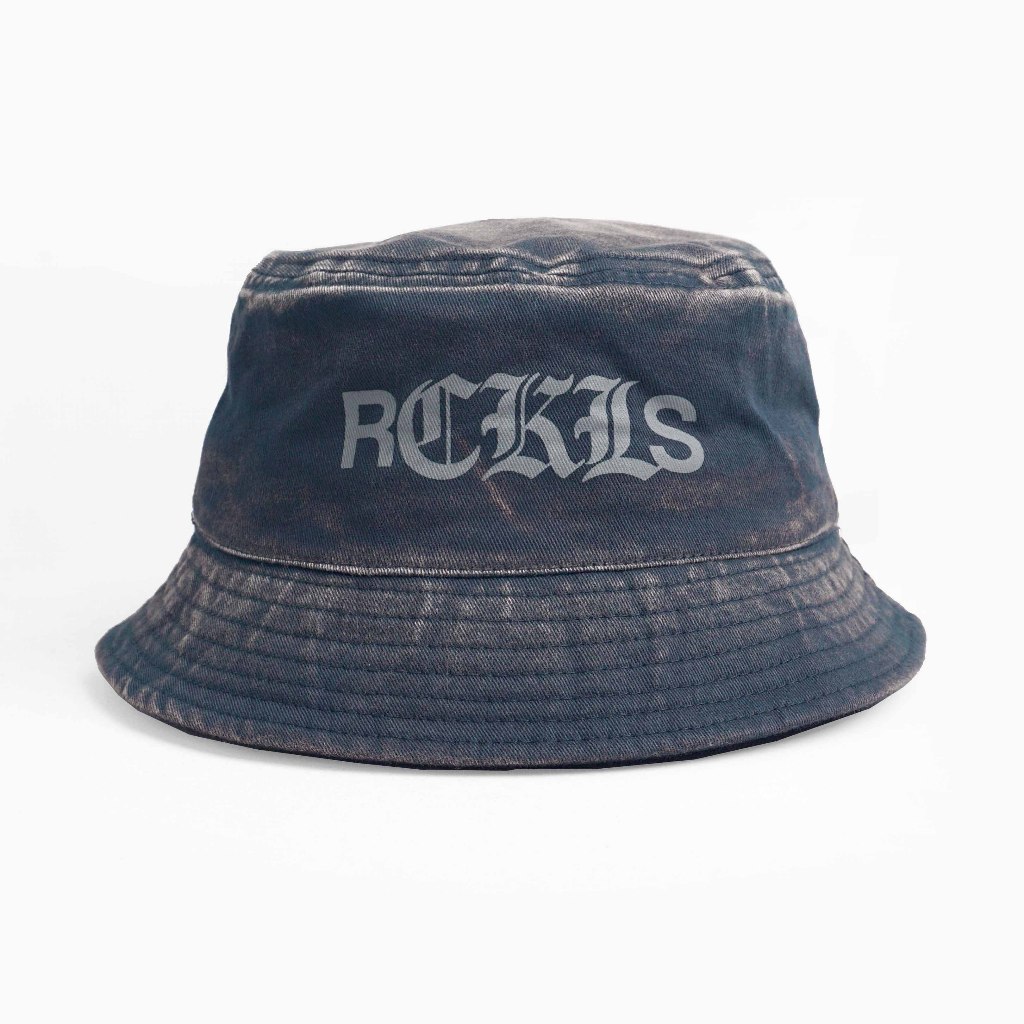 Jual RCKLS. topi Bucket Hat Denim Washing Realitys | Shopee Indonesia
