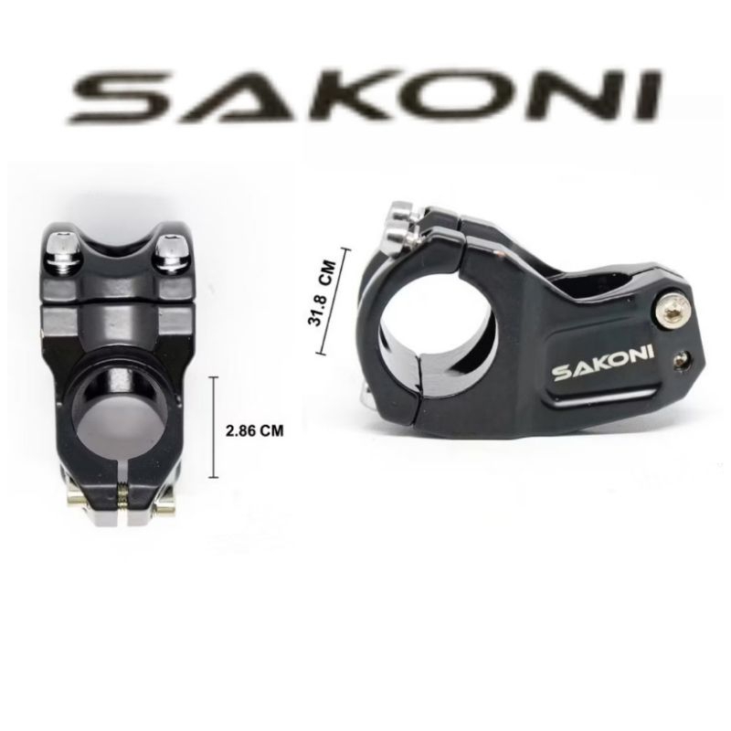 Jual STEM SEPEDA OVERSIZE SAKONI FULL ALOY 31,8MM | Shopee Indonesia