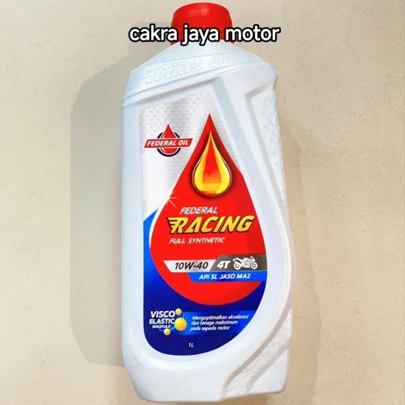Jual Oli Federal Racing 1Liter 10W-40 4T | Shopee Indonesia