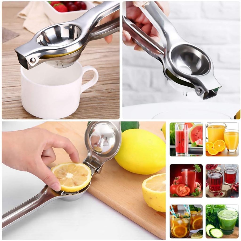 Jual Alat Peras Jeruk Lemon Squeezer Pressed Clip Stainless Steel ...