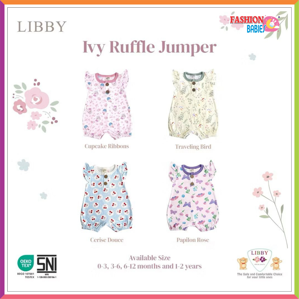 Jual [ TERBARU ] LIBBY EARTH COLOR SERIES IVY RUFFLE & PUFFY JUMPER ...