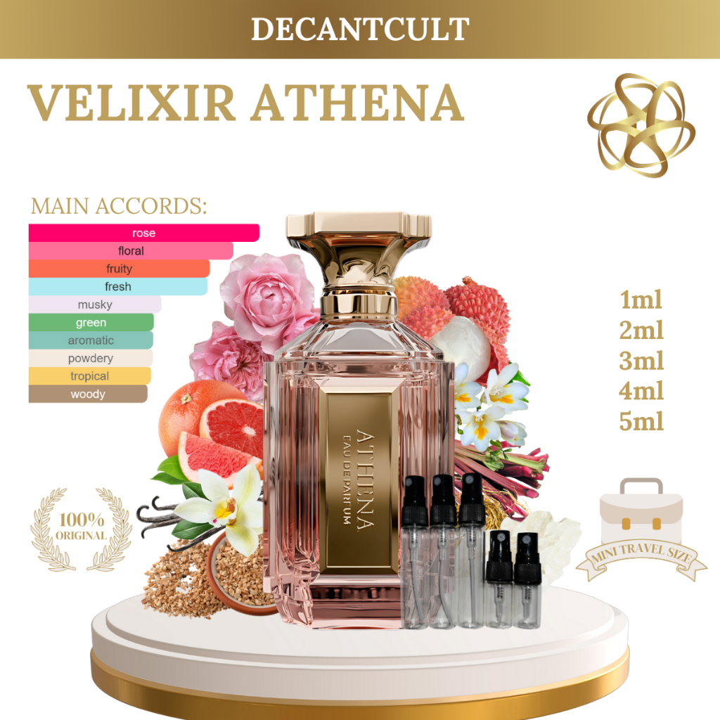 Jual DECANT Parfum Velixir Athena EDP Lokal | Shopee Indonesia