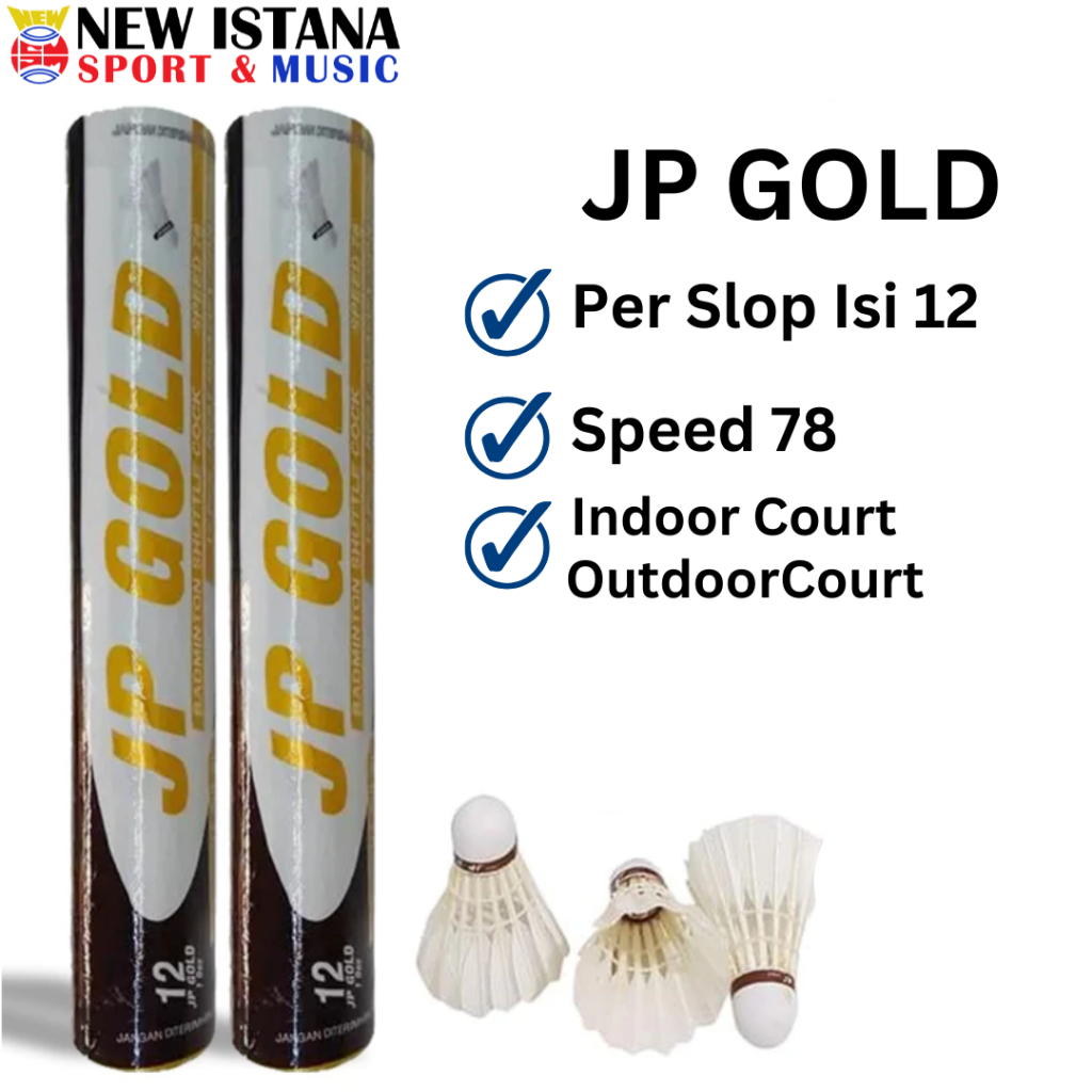 Jual Shuttlecock Badminton JP GOLD | Shopee Indonesia
