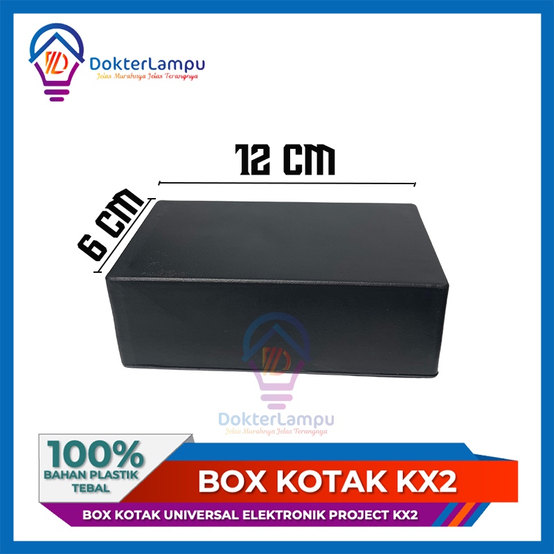 Jual BOX KOTAK KX2 box hitam Box Universal elektronik | Shopee Indonesia