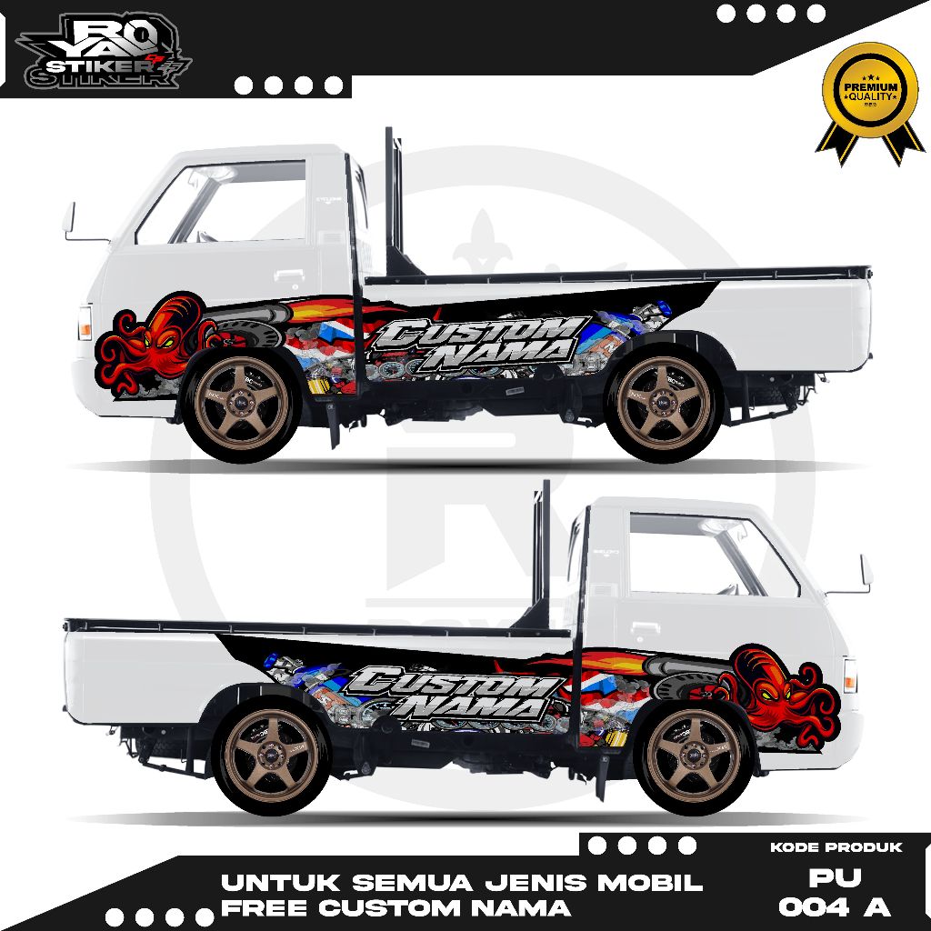 Jual STICKER DECALL PICK UP KEKINIAN CARRY GRANDMAX L300 - DECALL ...