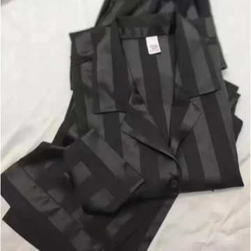 Piyama Satin Set Piyama Wanita Lengan Panjang Celana Panjang Pajamas Wanita Baju Tidur Wanita