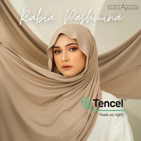Alawiyahijab Rabia TENCEL™ Pashmina Bawal 2in1 Anti Bacterial Tencel Modal (Bukan Pashmina Kaos