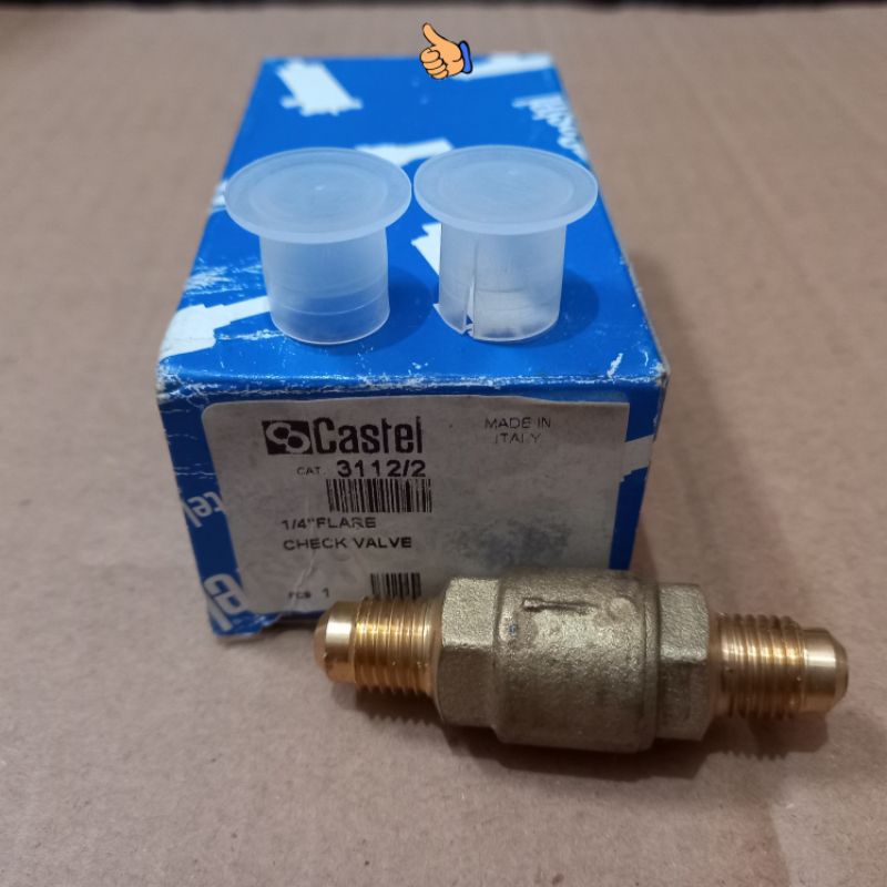Jual Check Valve Castel 1/4 x 1/4 3112/2 | Shopee Indonesia