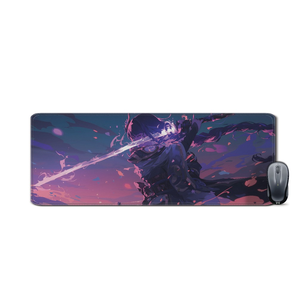 Jual Deskmat mousepad extended RAIDEN SHOGUN SIDESHINE - GENSHIN IMPACT ...