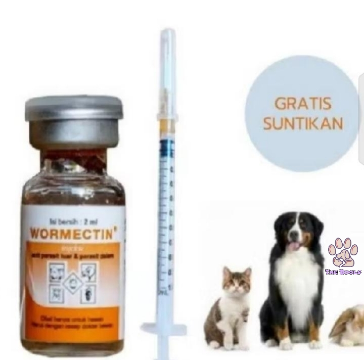 Jual (The Bool's) WORMECTIN obat jamur / parasit /cacing / kucing ...
