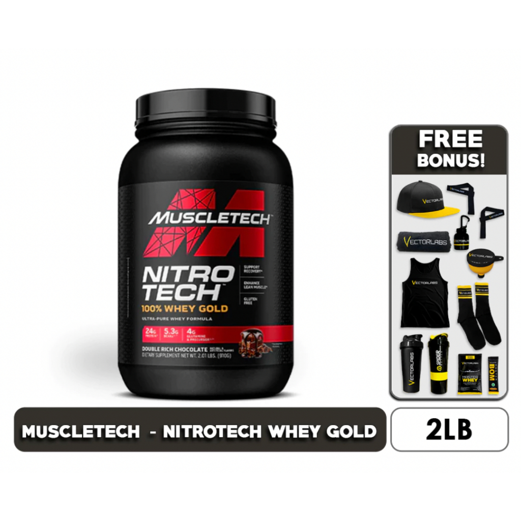 Jual MUSCLETECH NITROTECH WHEY GOLD 2 LB Lbs - MUSCLE GAINER NITRO TECH ...