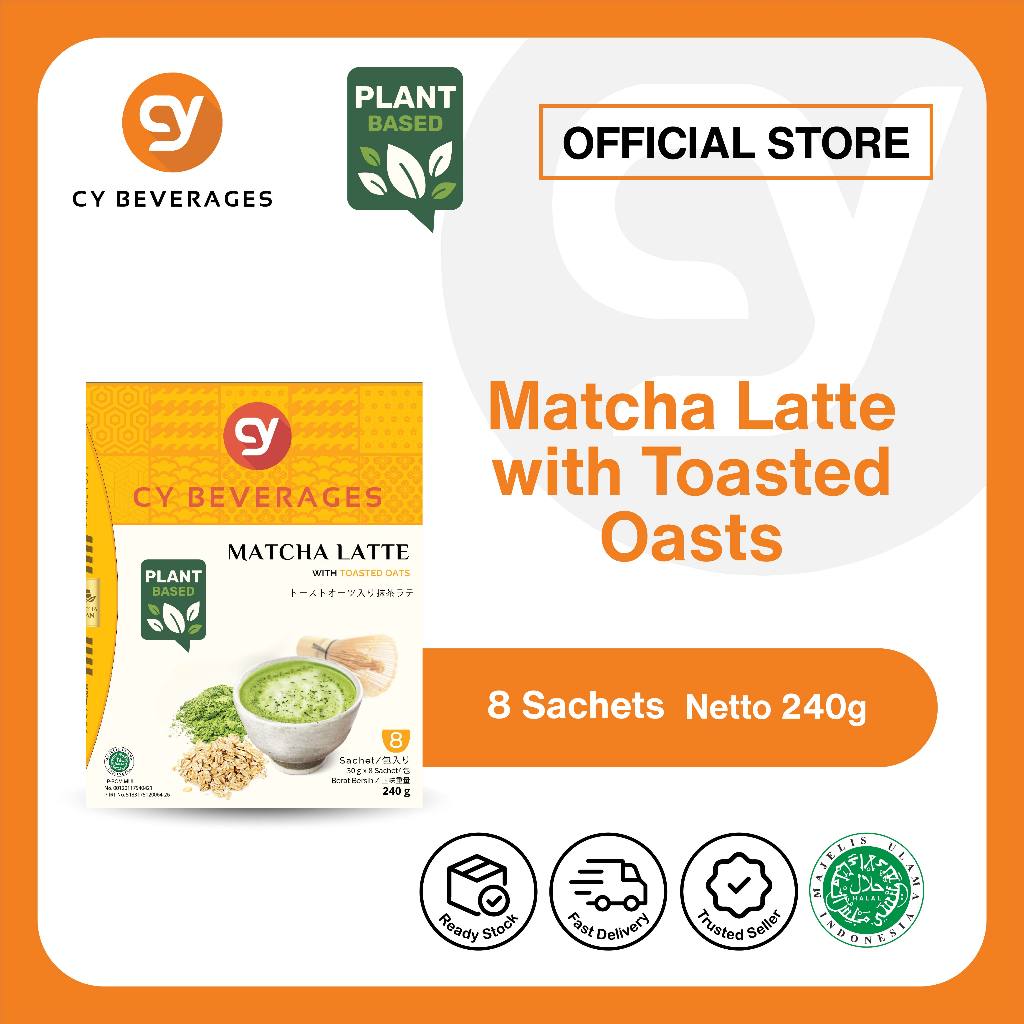 Jual CY Matcha Latte With Toasted Oats 8s | Shopee Indonesia