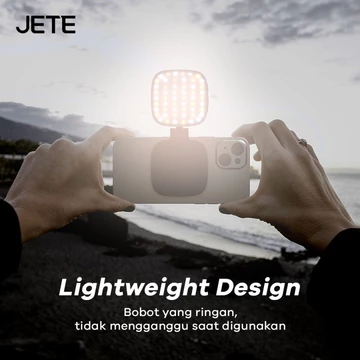 JETE RL2 Ring Light Selfie Magsafe For Smartphone HP LED Rechargeable Magnetik With 4 Light Mode