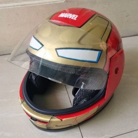 Jual ok helm anak full face 2 tahun 3 tahun 4 tahun 5 tahun - avenger ...