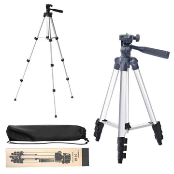 Tripod 3110 100 Untuk HandPhone Dan Kamera Free Holder U Dan Sarung Tripod Tinggi 1 Meter