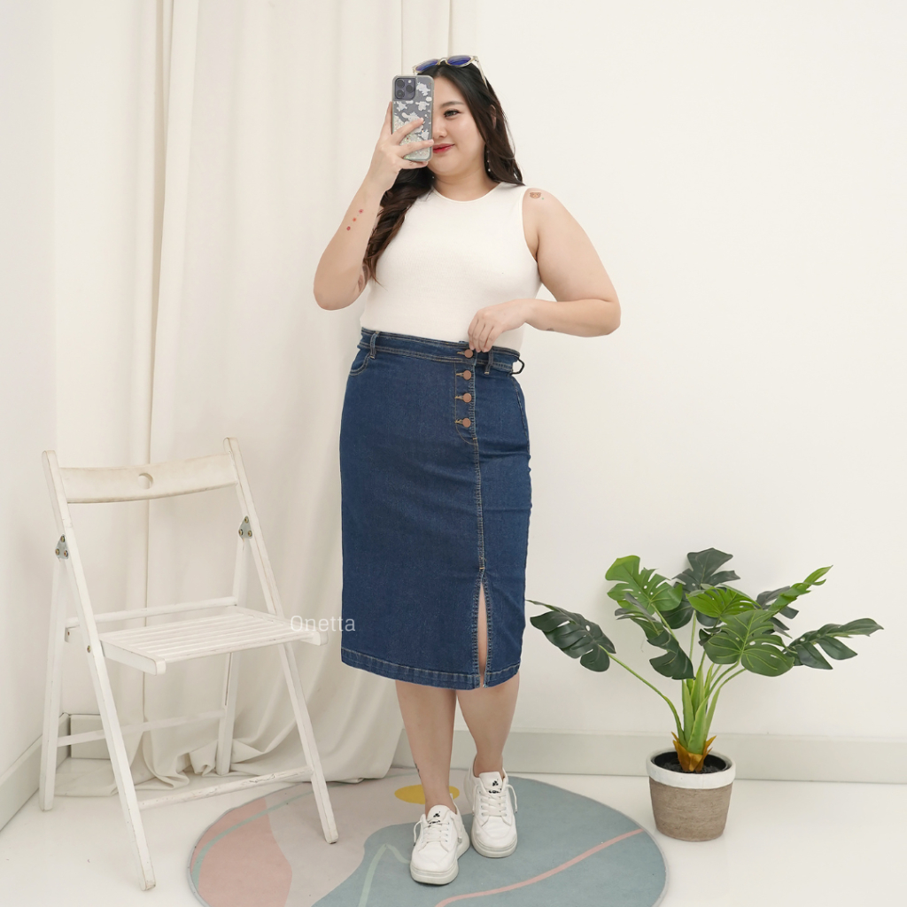Rok Pendek Luna Medium Brown Online