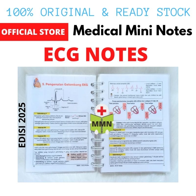 Jual Original Update| Medical Mini Notes - EKG edisi 2025 | MMN EKG ...