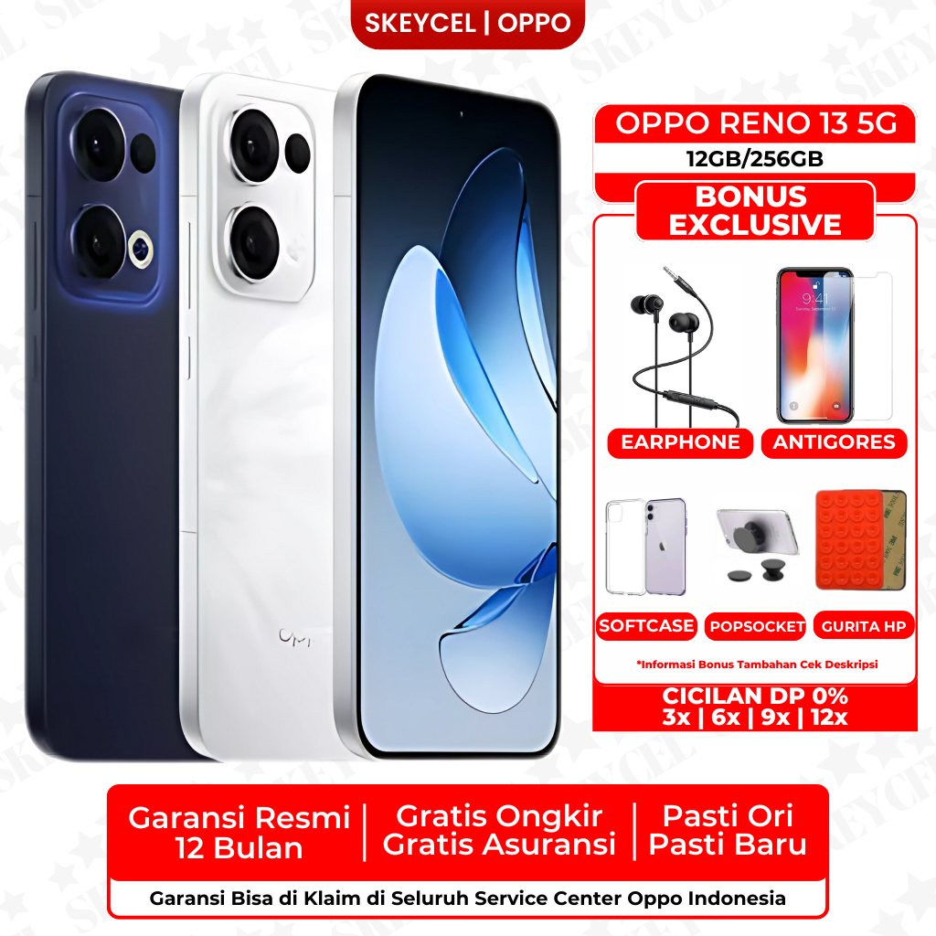 Jual OPPO Reno 13 5G 12/256GB | OPPO Reno 13F 5G & 4G - Garansi Resmi 1 ...