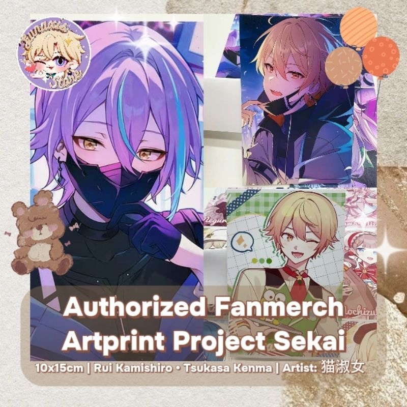 Jual Authorized/Official Fanmerch Artist Artprint Project Sekai ...