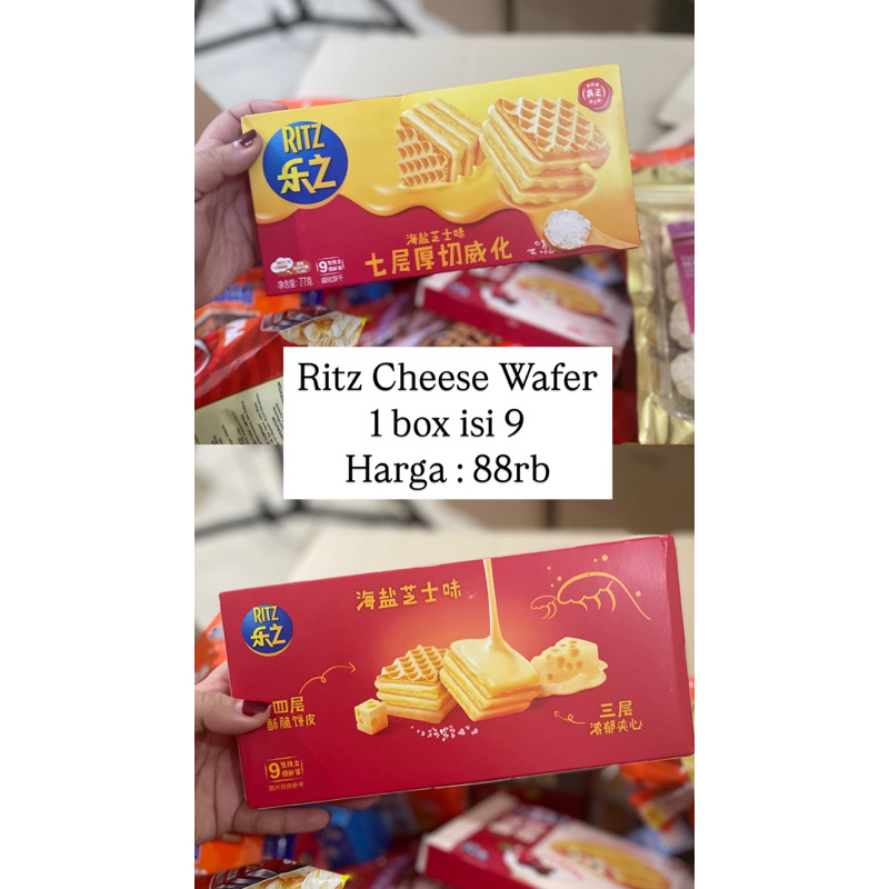 Jual RITZ Cheese Wafer Box isi 9pc | Shopee Indonesia