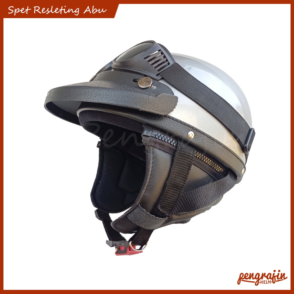Jual CL3 Helm Dewasa clup Resliting Helm Klasik Helm Motor gratis Kaca ...