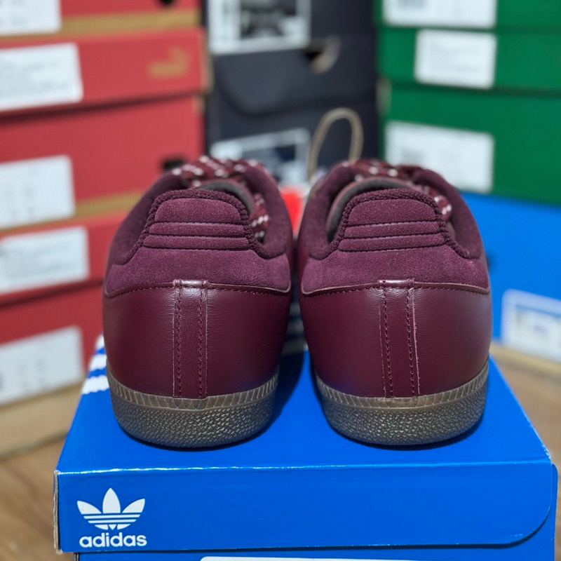 Jual Adidas Samba OG SUMATRA Maroon JR9445 | Shopee Indonesia