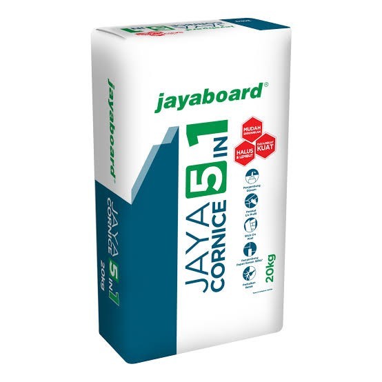 Jual TEPUNG GYPSUM CORNICE COMPOUND 5in1 20kg - JAYABOARD | Shopee ...