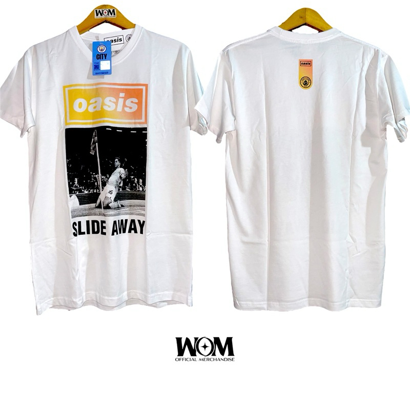 Jual Kaos Band Oasis x Manchester City - Slide Away | Shopee Indonesia