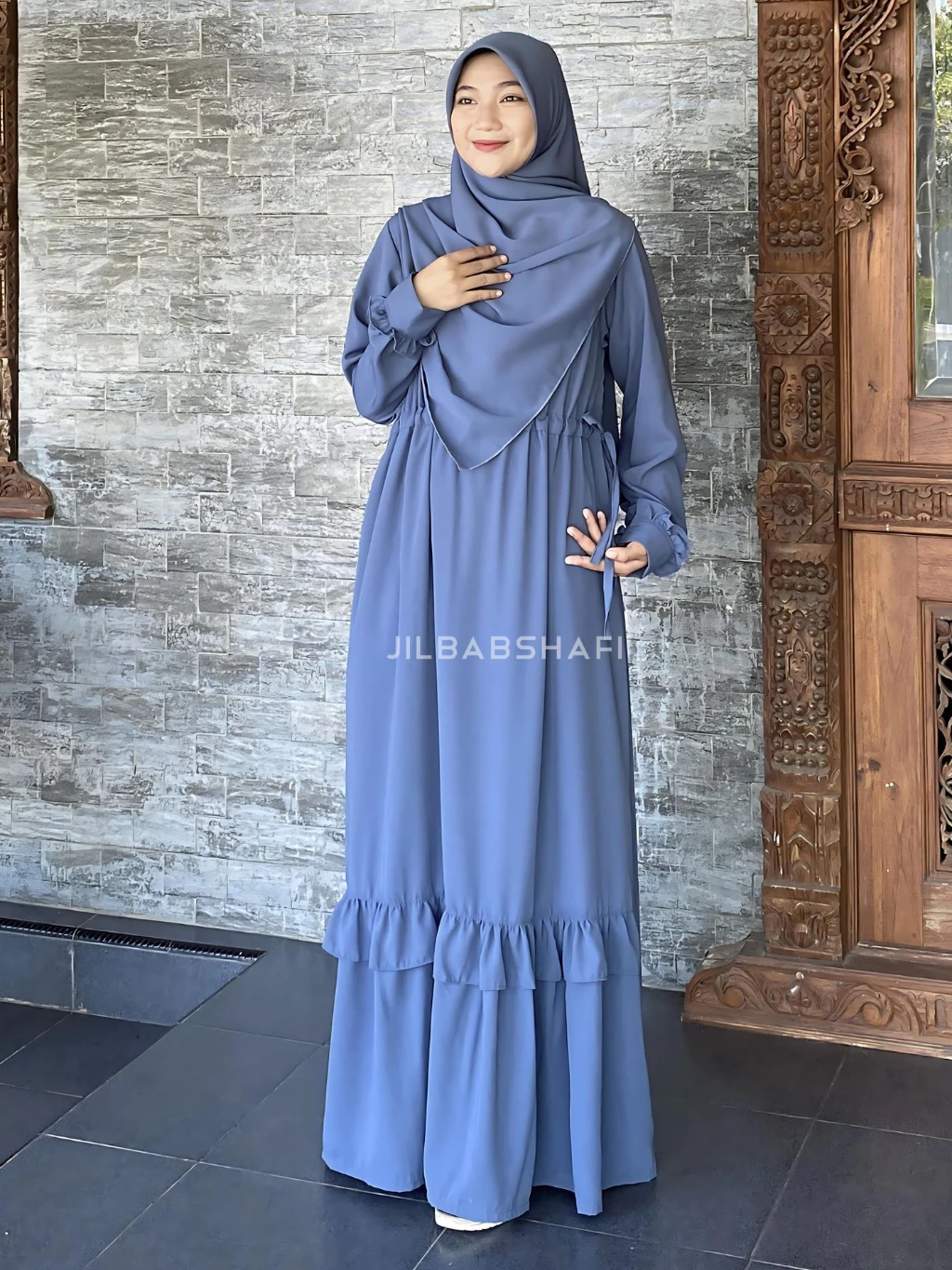 Detail Manset & Aksen Gamis Laura