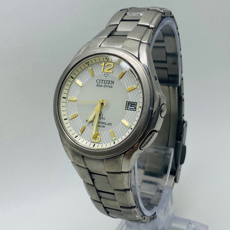 Citizen Attesa H410-T003788 Eco-Drive Titanium Made in Japan Grey 