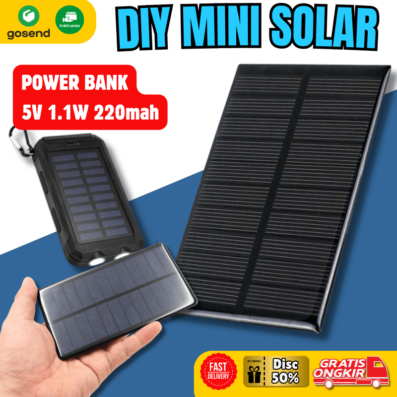 Sinar Matahari Charger Hp Solar Cell Jual Panel Surya Mini 5V