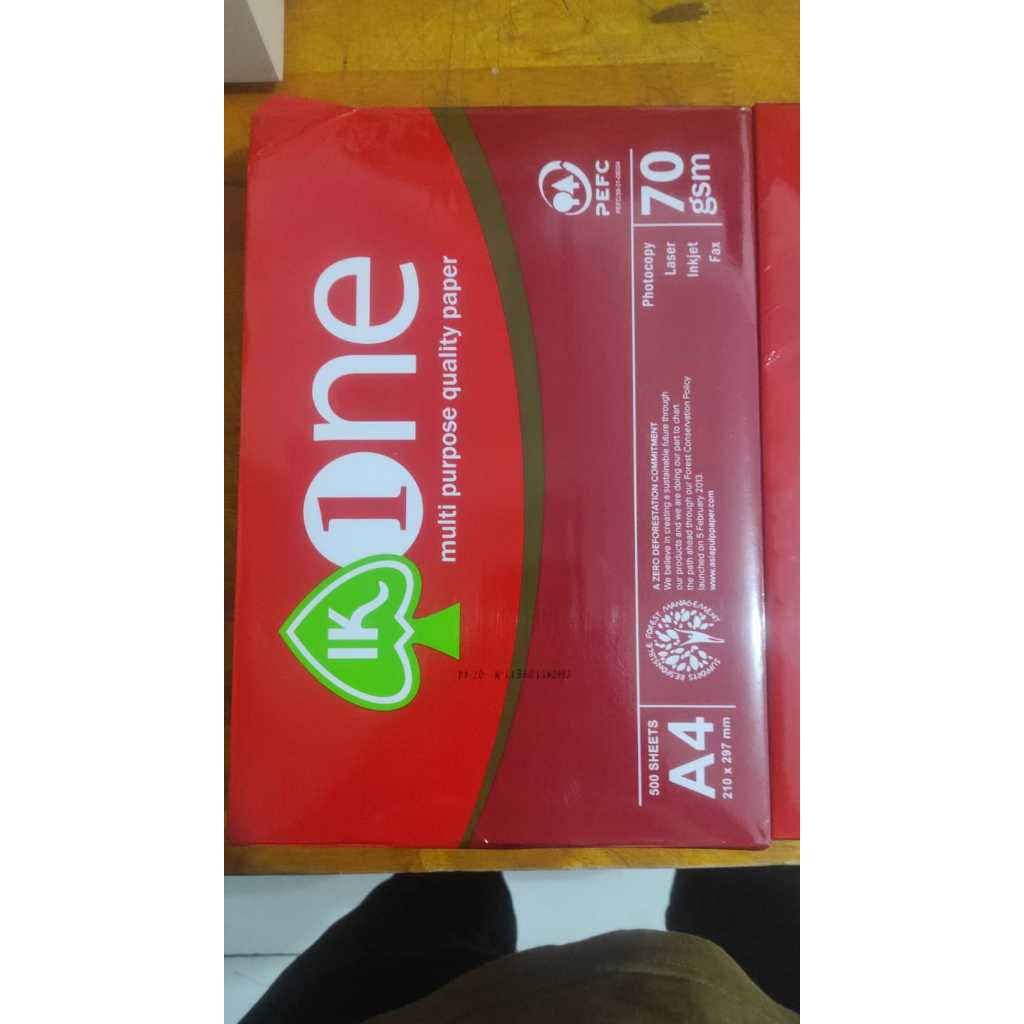 Jual Kertas Aone A4 70gr (isi 500 lembar) 1 rim | Shopee Indonesia