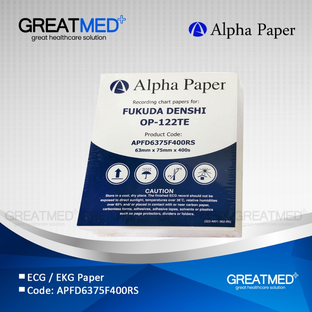 Jual Kertas EKG | ECG | Thermal Paper | FUKUDA DENSHI OP-122TE ...