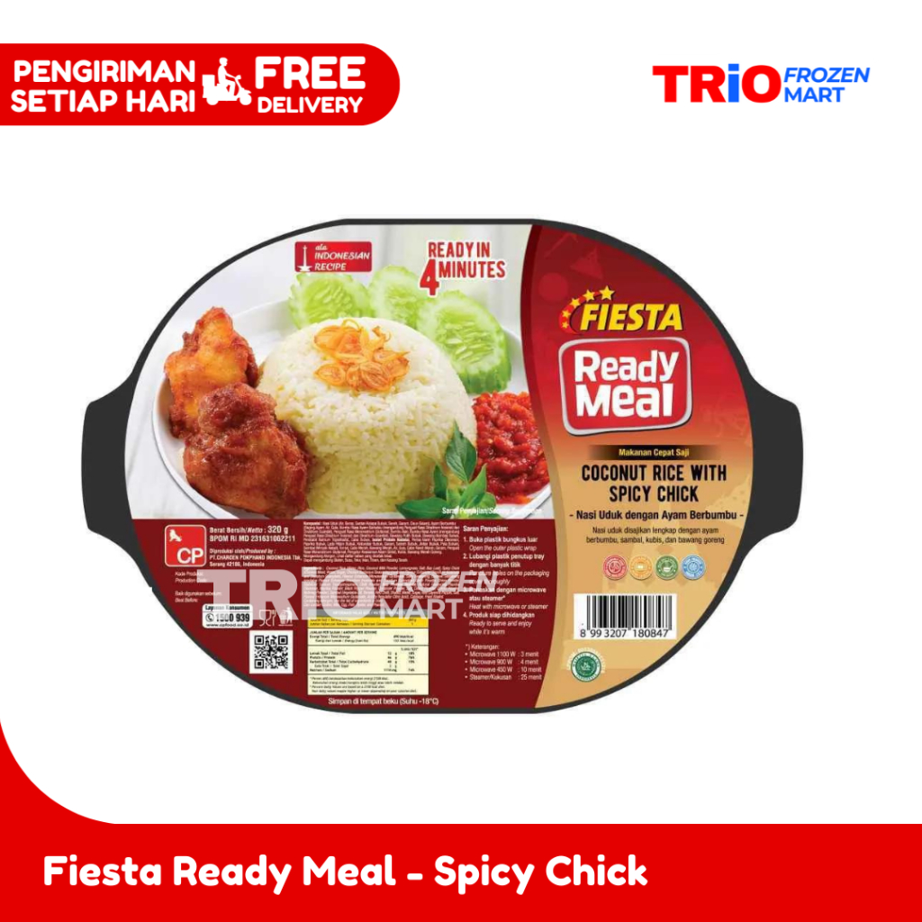 Jual Fiesta Ready Meal - Coconut Rice With Spicy Chick | Shopee Indonesia