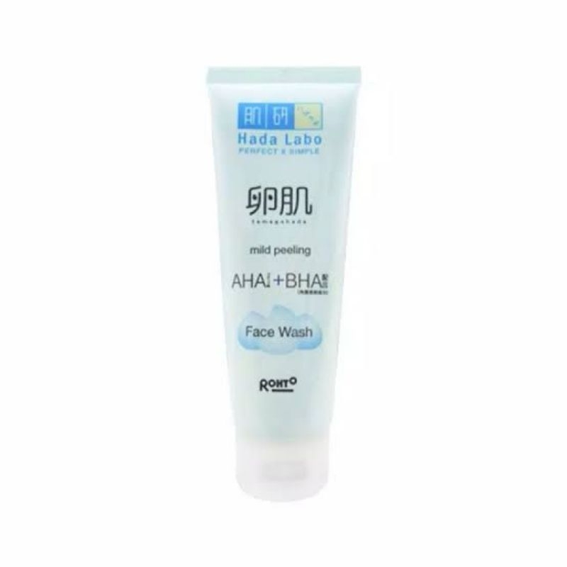 Jual Hada Labo Mild Felling AHA BHA Face Wash | Shopee Indonesia