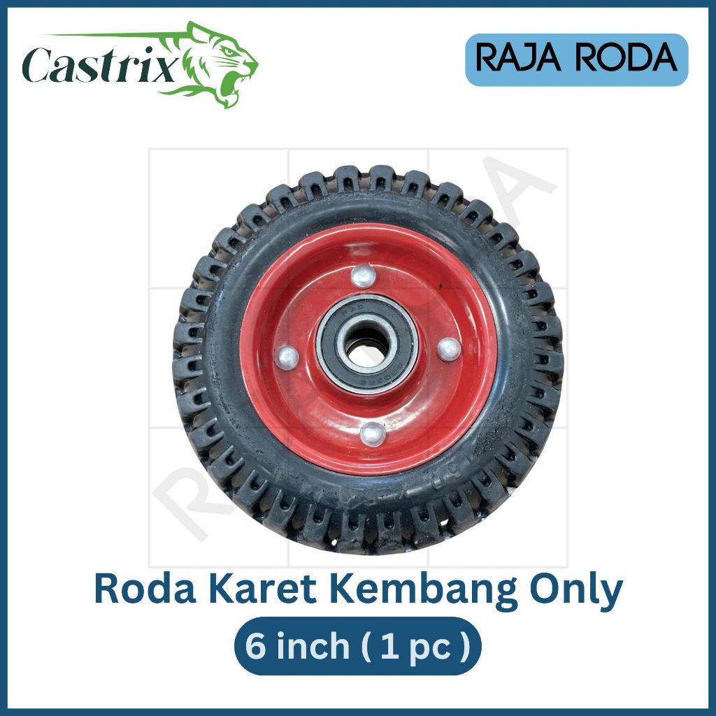 Jual Castrix Roda Karet Kembang Troli Steling Etalase Rak 6