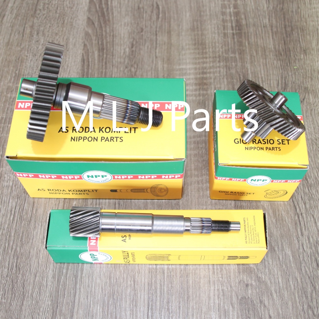 Jual Gigi Rasio Komplit Assy As Pully Rasio Besar Kecil Genio Beat ...