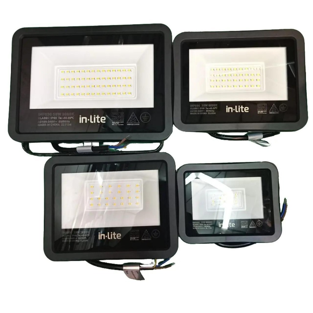 Jual Lampu LED Tembak Sorot Floodlight INLITE INF030 10W 20W 30W 50W ...