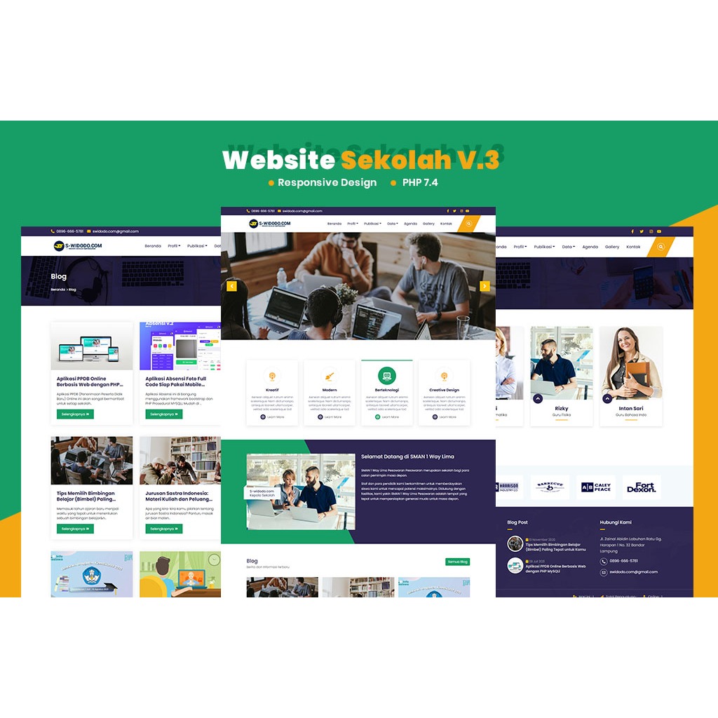 Jual Source Code Website Sekolah v.3 Original | Shopee Indonesia