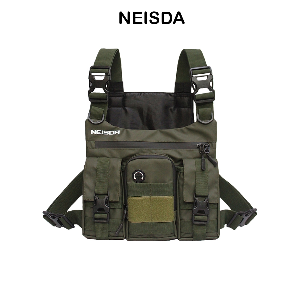 NEISDA - Tas Dada Waterproof Threepoket Green Army
